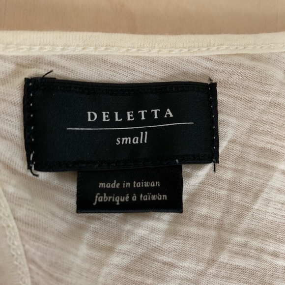 Sold Anthro Deletta Graces Ruffle Tank Top SZ S - Picture 4 of 8